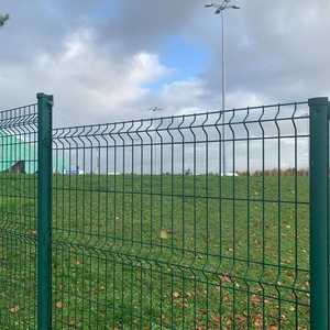 Clôture de jardin en treillis métallique 3D galvanisé et thermolaqué, soudé et courbé, personnalisable, <span class=keywords><strong>prix</strong></span> usine, installation facile, durable - Product Image 2