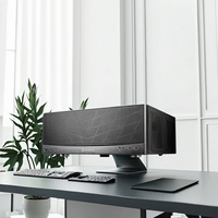 OEM Home Cinema Case Elegant Sleek Aluminum Alloy Design Type-C Gaming Computer Cases Towers