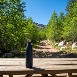 HZX Stainless Steel Vacuum Water Bottle 500ml <b>Double</b> <b>Wall</b> Insulated Portable Outdoor Sport Travel Hiking Camping Use - Product Image 2