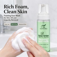 Pembersih Wajah Berbusa Pemurni Minyak Daun Melaleuca Alternifolia (Tea Tree) Anti-Jerawat untuk Kulit Berminyak