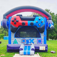 Château gonflable sur le thème des joueurs, château gonflable pour fête, château gonflable géant pour les fêtes d'enfants, location de château gonflable