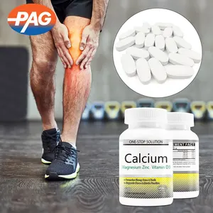 Supplement Manufacturer Best Price GMP Calcium Magnesium Zinc + Vitamin D3 Tablet