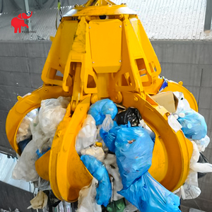 Grappin hydraulique électrique pour <span class=keywords><strong>ferraille</strong></span> de grue, 10, 16, 20 tonnes, type « Orange Peel », pour déchets et rebuts - Product Image 2