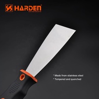 Juego de Raspadores Profesionales Harden de Acero Inoxidable de 25-100 mm para Paredes y Pisos, Herramienta de Limpieza para Llanas de Yeso