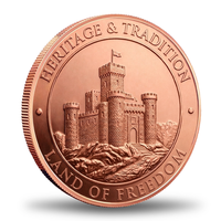 Pièce de monnaie commémorative personnalisée en cuivre pur 999, haute qualité, estampage en relief, 1oz, 2oz, 5oz, 10oz, prix d'usine, collection cadeau