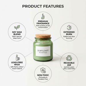 Las velas perfumadas de cera de soja sin humo vendidas en fábrica son adecuadas para la decoración de fragancias del hogar - Product Image 4