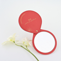 Angnbeauty — Mini sac personnel d'extérieur, sac de maquillage Led, cosmétique, miroir pliable, mains portables, voyage, argent, boîte OEM