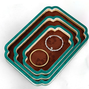 Bandeja de Exhibición de Joyas de Estilo Antiguo, de Madera, Personalizable, para Almacenamiento de Joyas - Product Image 4
