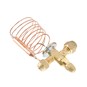 Vanne d'expansion thermique de <span class=keywords><strong>thermostat</strong></span> R22/R404/134A de climatisation de réfrigération d'origine Vannes de contrôle de débit - Product Image 4