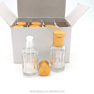 3Ml <span class=keywords><strong>6Ml</strong></span> 12Ml Rỗng Attar Arabian Oud Chai Nước Hoa Thủy Tinh Màu Nâu Chai Tinh Dầu - Product Image 2