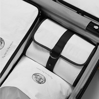 Bolsa de aseo para hombre y mujer, neceser de viaje de tela Tyvek