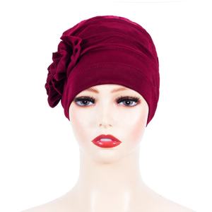 Turban de <span class=keywords><strong>chimio</strong></span> Vintage à volants, <span class=keywords><strong>bandeau</strong></span>, écharpe, bonnet, chapeau pour les patients diabétiques - Product Image 3