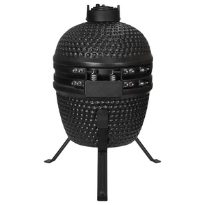 Barbecues portables SEB <span class=keywords><strong>KAMADO</strong></span> 13 pouces, noir mat, fumoir à œufs, barbecue au charbon de bois en céramique, <span class=keywords><strong>Kamado</strong></span> <span class=keywords><strong>Mini</strong></span> - Product Image 5