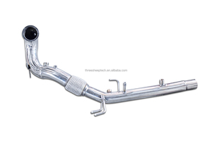 Tùy chỉnh hệ thống ống xả downpipe cho Audi A3 1.4t 1.8T 2.0T 2014 + ô tô ống xả không steel304 tiêu đề ống - Product Image 2