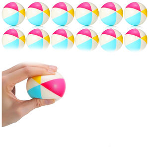 מיני חוף 2.5 אינץ pu קצף הקלה לחץ קשת לפוצץ כדורי החוף צעצועים xy מותג יוניסקס - Product Image 2