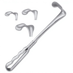 Rétracteur Richardson à lame courbée, poignée à boucle creuse, instrument de chirurgie gynécologique, certifié CE Classe I, manuel - Product Image 5