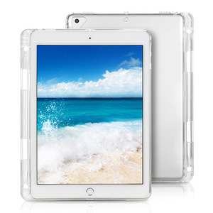 Coque de protection transparente antichoc 360° mate et fine en TPU pour <span class=keywords><strong>Apple</strong></span> <span class=keywords><strong>iPad</strong></span> <span class=keywords><strong>Pro</strong></span> 10,5 pouces <span class=keywords><strong>2017</strong></span>/2019/<span class=keywords><strong>iPad</strong></span> Air 3 avec support pour stylet - Product Image 1