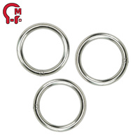 Anillo Redondo de Acero Inoxidable Resistente a la Corrosión, Directo de Fábrica HLM, para Equipos Marinos, Colgantes de Jardín y Enlaces Industriales
