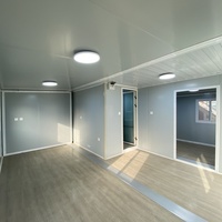 Vente chaude Préfabriqué Petite Maison Conteneur Maisons 40ft pour Villa Vivre Maison de Couchage avec Salle de Bains
