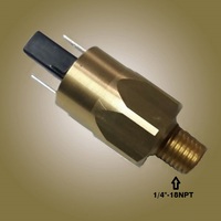 Pressostat de Précision Réglable 250VAC 6A Compatible Eau et Climatisation Automobile, Matériau SUS304