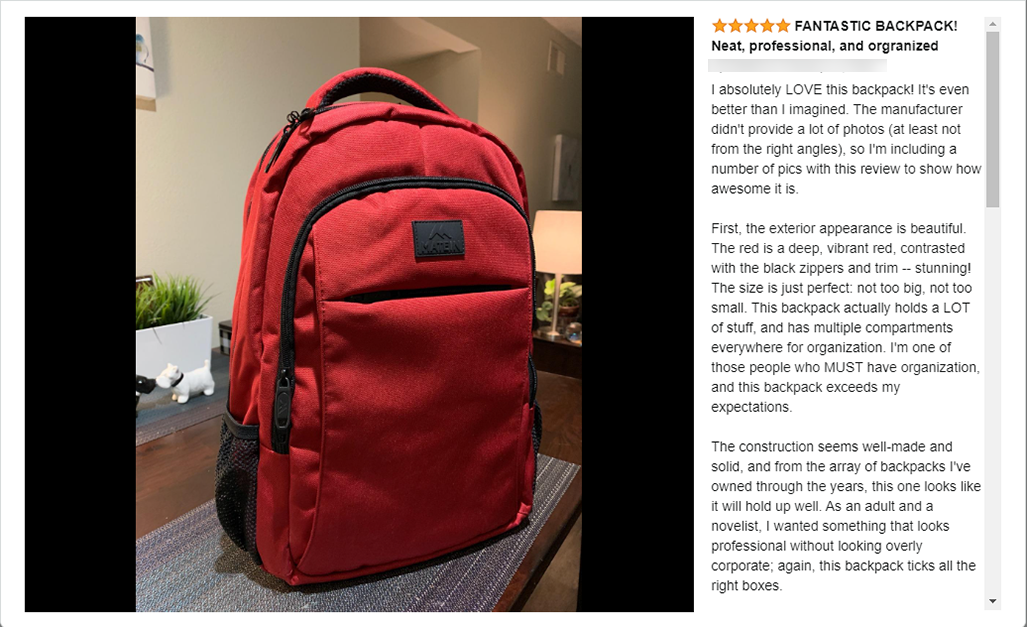Sac à Dos MATEIN 50L Ordinateur 17,3" - USB Charging Port étanche