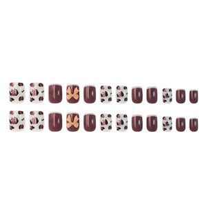<span class=keywords><strong>Faux</strong></span> <span class=keywords><strong>ongles</strong></span> carrés pré-dessinés les plus vendus, capsules d'<span class=keywords><strong>ongles</strong></span> pré-finies, <span class=keywords><strong>ongles</strong></span> à presser courts, qualité salon - Product Image 6