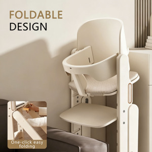 Wooden Baby Dinner Seat <b>Chairs</b> Adjustable 3 in <b>1</b> Babies Sitting Feeding Food High Heel <b>Chair</b> <b>for</b> Eating Adults Also No reviews y - Product Image 2