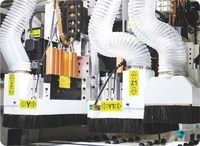 Centro de Fresado y Perforación CNC de Alta Precisión M-shine de 6 Lados, con Servo Leadshine y Reductor Shimpo para Mecanizado de Paneles Industriales