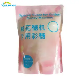 Hot Selling Multi Flavors Multi-Colored Cotton Candy Sugar Pack 1Kg