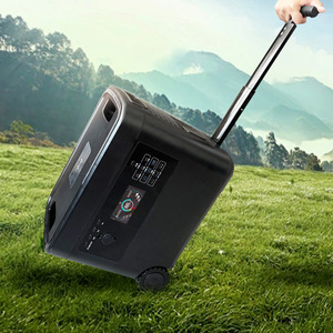 สถานีไฟฟ้าพกพา 3000W 220V แบตเตอรี่ LiFePO4 ชนิด Type C สำหรับใช้งานกลางแจ้ง - Product Image 1