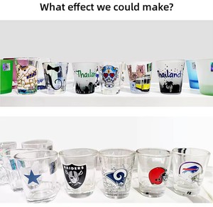 卸売りカスタムロゴ2オンス<span class=keywords><strong>50ml</strong></span>エスプレッソカップミニ厚再利用可能ワインウィスキー弾丸ショットグラス昇華用 - Product Image 6