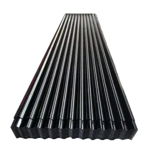 Skylight Plastic Corrugated Roofing Sheet Insulated Roof In Dubai 0.47 0.6mm 4*8 Black Color Corrugated Roofing Sheet Of 6m