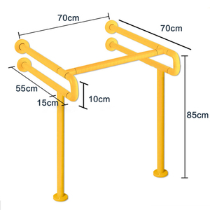 Grab <strong>Bars</strong> <strong>Disabled</strong> Bathroom Handicap Toilet Grab <strong>Bars</strong> for Home and Hotel Toilet Safety <strong>Shower</strong> Grab <strong>Bar</strong> - Product Image 3