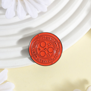 Écusson en émail Symbole Halo <span class=keywords><strong>du</strong></span> <span class=keywords><strong>Soleil</strong></span>, Emblème de l'organisation culte The Order, Thème jeu d'horreur gothique, Broche, Badge de revers, Bijoux, Cadeaux - Product Image 3