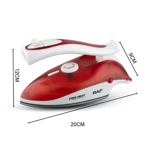 Fer à vapeur électrique portable en acier inoxydable avec semelle en céramique antiadhésive, mini fer de voyage à vapeur puissante, en promotion - Product Image 2