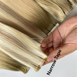 "Natural Wave 6D Flat I-Tip U-Tip Tape Extensiones de cabello-100% Real Human Keratin Pre-Bonded Remy Hair" - Product Image 1