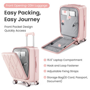 Ready Stock in USA Free ShippingLuggage <b>Sets</b> 3 Piece(20/24/28) Expandable Carry On Luggage with TSA Lock Support Dropshipping - Product Image 3