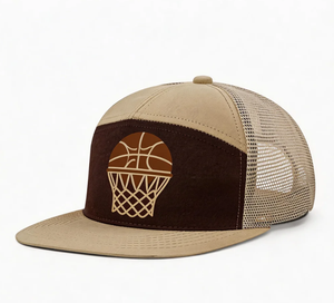 Gorra de camionero impermeable de poliéster Oxford deportiva de alta calidad con estampado interior de cuero personalizado unisex - Product Image 5