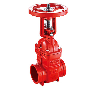 Fire Gate Valve DN100 PN16 Manual Operation Single Gate Water Flow Control For Firefighting Equipment - Product Image 1