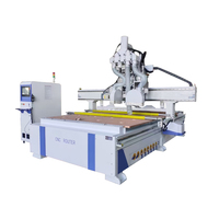 Machine de découpe CNC sur mesure 2030 à deux broches avec scie transversale et scie longitudinale