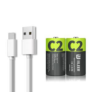 Batería de Litio Recargable IILEER C2 de 3000mAh y 1.5V, Carga Rápida y Conveniente para Electrodomésticos - Product Image 2