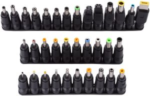 Kits de Adaptadores de Corriente, 34 Piezas, Entrada Universal Hembra de 5.5 mm x 2.1 a Conectores Macho Multitipo para Laptop - Product Image 2
