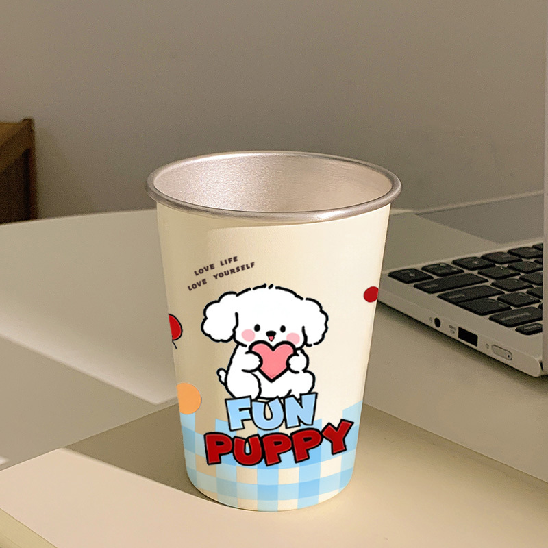 Tasse beige 350 ml [Love Dog]