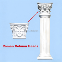Colonne romaine décorative en mousse de polystyrène EPS, peignable, durable, recyclable, résistante à la décoloration, pour églises et cathédrales