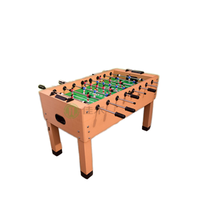 Ballon de jeu de football et joueur de baby-foot multifonctionnel en bois ABS OEM Table de baby-foot avec deux chaises pour enfants