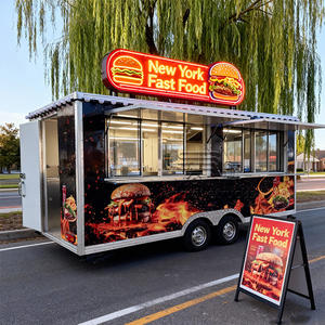 Food Truck Vintage Unique Entièrement Équipé pour la Vente aux États-Unis - Burger, Glace, Dinde, Barbecue au Charbon de Bois - Product Image 3