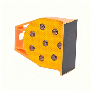 Luz de Advertencia <span class=keywords><strong>LED</strong></span> Solar Intermitente para Barricadas, Obras de Construcción, Carreteras, Lámpara de Advertencia Intermitente <span class=keywords><strong>LED</strong></span> Solar - Product Image 4