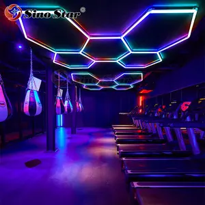 1707*2444MM Perfect For Any Occasion Remote Control Mix Colors Changing Garage Hexagon Rgb Light