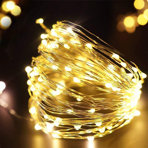 <span class=keywords><strong>Guirlandes</strong></span> <span class=keywords><strong>lumineuses</strong></span> <span class=keywords><strong>solaires</strong></span> en fil de cuivre pour Noël, ambiance festive, décoration extérieure de cour, lumières féériques étanches avec télécommande - Product Image 6