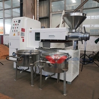 Presse à huile de colza de bonne qualité, machine à fabriquer de l'huile d'arachide, machine de pressage à froid pour huile de noix de coco et de soja 100-500 kg/h